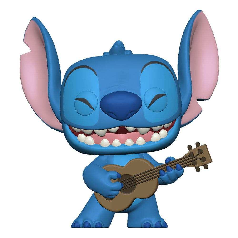 Lilo & Stitch POP! Disney Vinyl Figur Stitch w/Ukelele 9 cm - Smalltinytoystore
