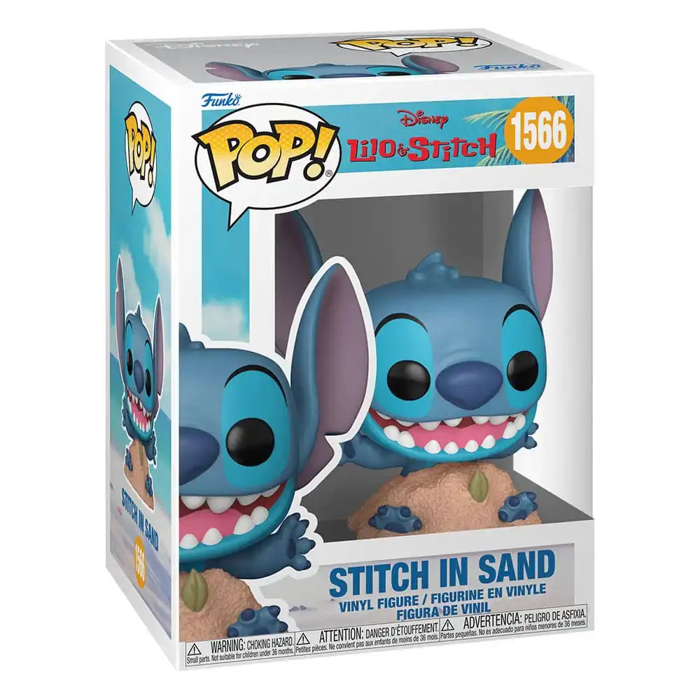 Lilo & Stitch POP! Vinyl Figur Stitch in Sand 9 cm - Smalltinytoystore