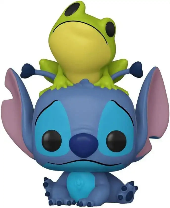 Lilo & Stitch POP! Vinyl Figur Stitch w/Frog 9 cm - Smalltinytoystore