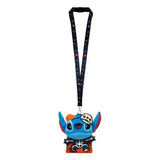 Lilo & Stitch Schlüsselband Stitch Skeleton mit Kartenhaltertasche - Smalltinytoystore