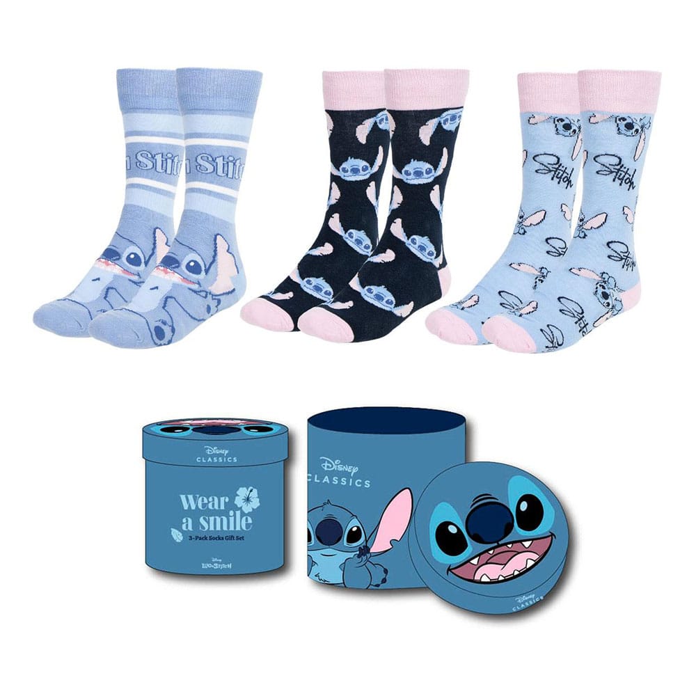 Lilo & Stitch Socken 3er-Pack 36-43 - Smalltinytoystore