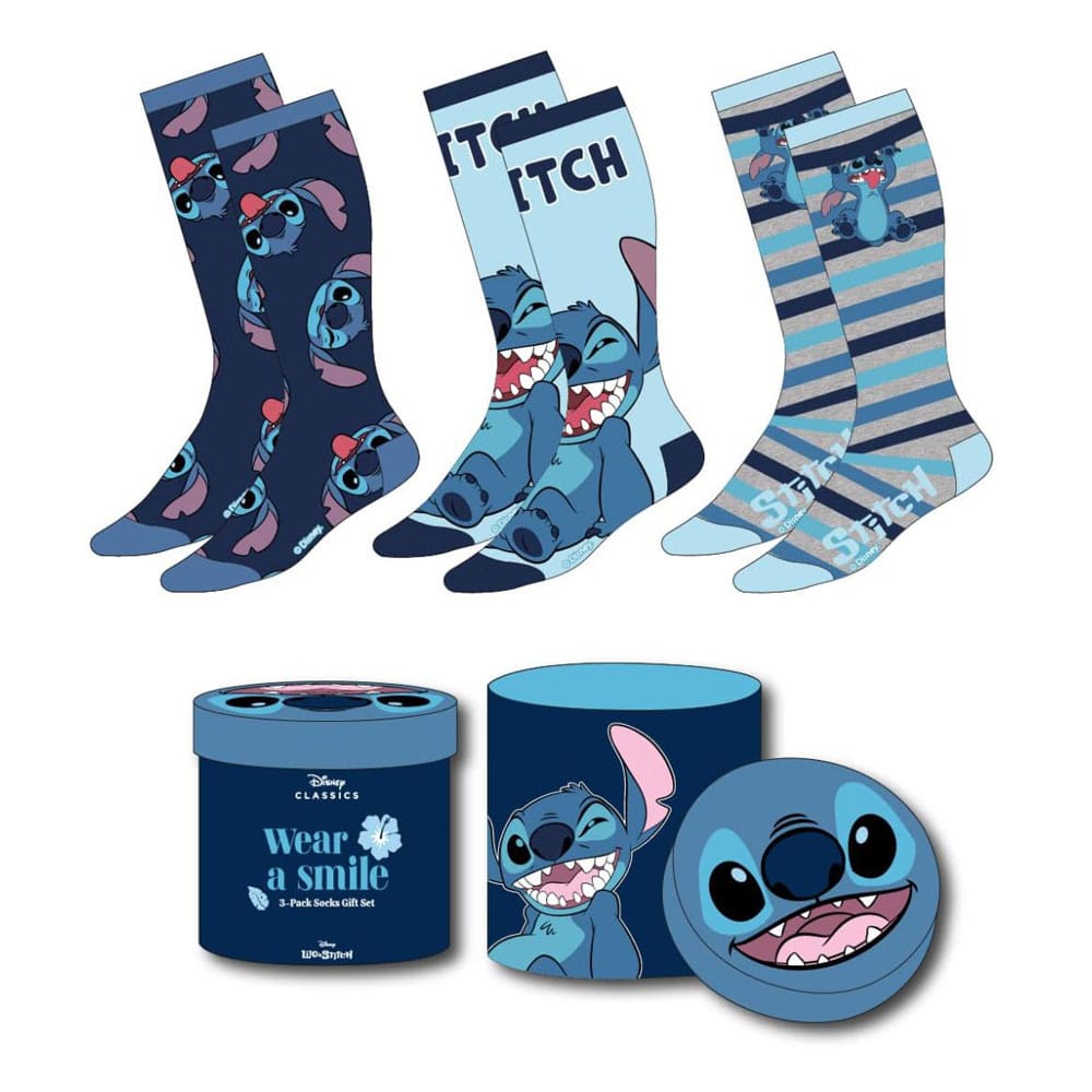Lilo & Stitch Socken 3er-Pack Crazy Stitch 36-43 - Smalltinytoystore