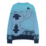 Lilo & Stitch Sweatshirt Christmas Jumper Stitch Blue Größe M - Smalltinytoystore