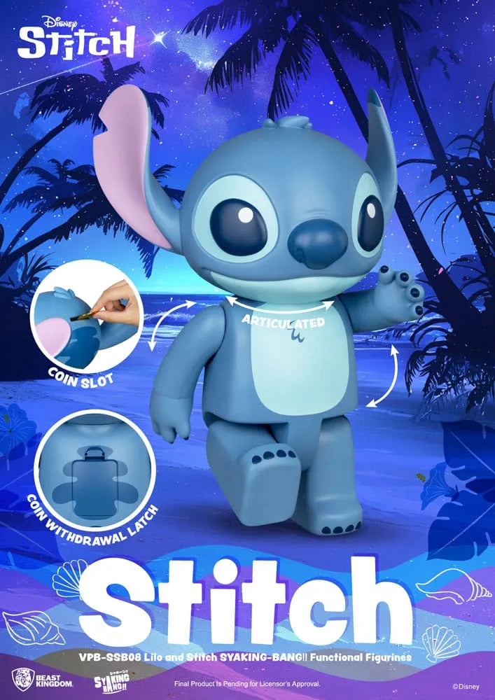 Lilo & Stitch Syaing Bang Vinyl Spardose Stitch 30 cm - Smalltinytoystore