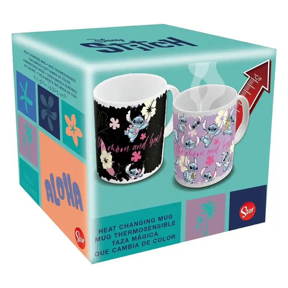 Lilo & Stitch Tasse mit Thermoeffekt Stitch & Angel 325 ml - Smalltinytoystore