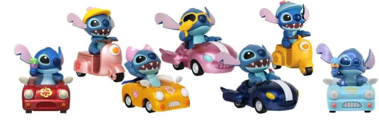 Lilo & Stitch Zoom Hero Rückzug-Fahrzeuge mit Figuren Stitch Display (12) - Smalltinytoystore