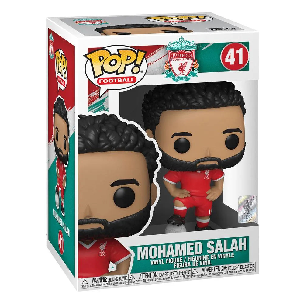 Liverpool F.C. POP! Football Vinyl Figur Mohamed Salah 9 cm - Smalltinytoystore
