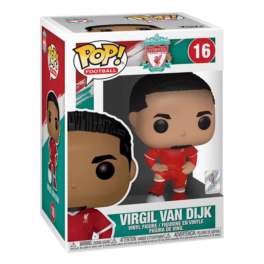 Liverpool F.C. POP! Football Vinyl Figur Virgil van Dijk 9 cm - Smalltinytoystore