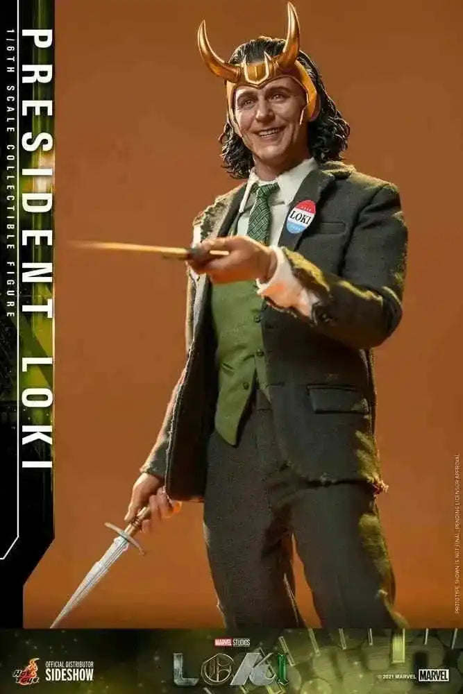 Loki 1/6 Presid t Loki 31 cm HOT TOYS - Smalltinytoystore
