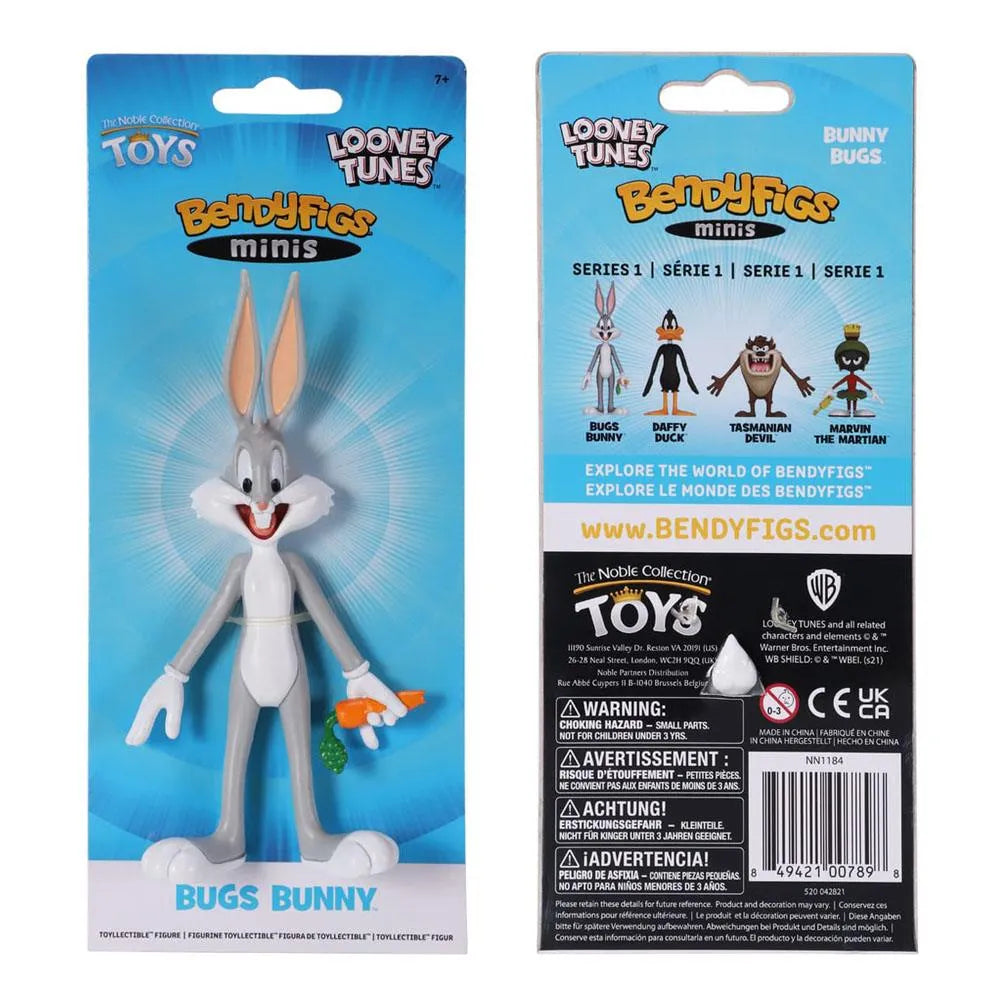 Looney Tunes Bendyfigs Biegefigur Bugs Bunny 14 cm - Smalltinytoystore