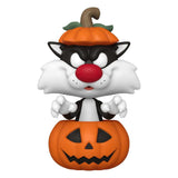Looney Tunes POP! Television Vinyl Figur Halloween Sylvester w/Pumpkin 9 cm - Smalltinytoystore
