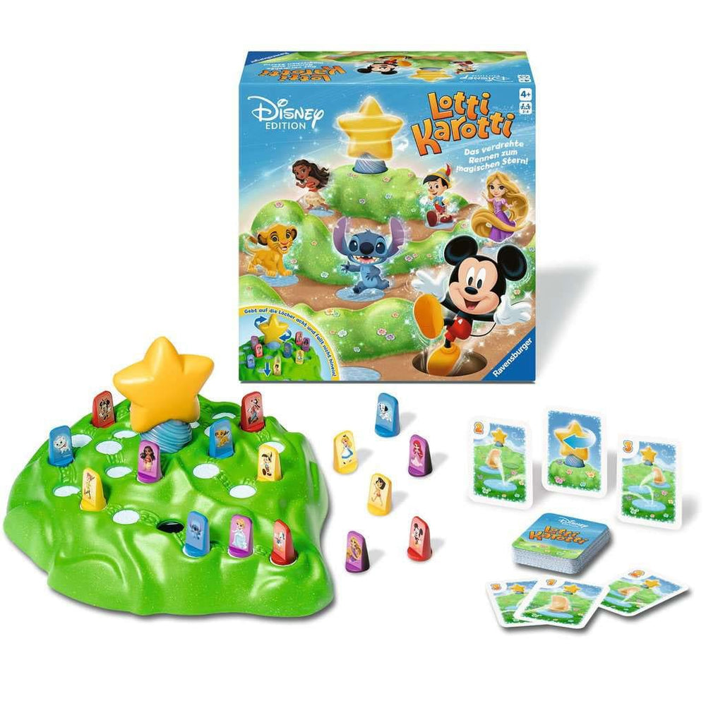 Lotti Karotti Gesellschaftsspiel Disney Edition *Deutsche Version* - Smalltinytoystore