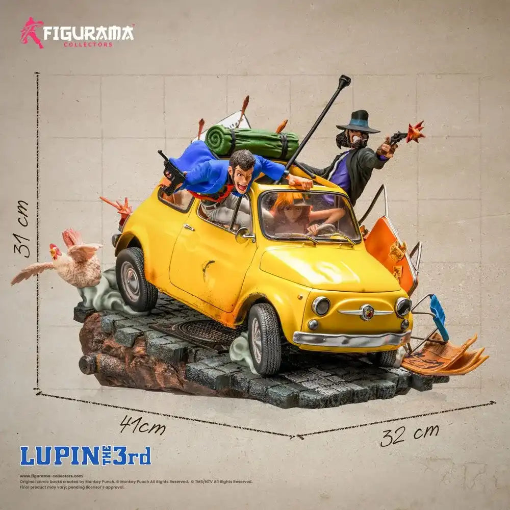 Lupin III Elite Diorama Statue 1/8 Lupin, Jigen & Fujiko 31 cm - Smalltinytoystore