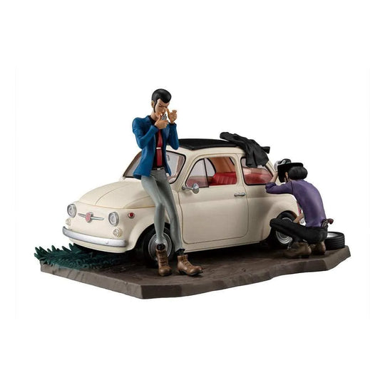 Lupin III PVC Statue Lupin the Gallery Punk at Dawn 9 cm - Smalltinytoystore