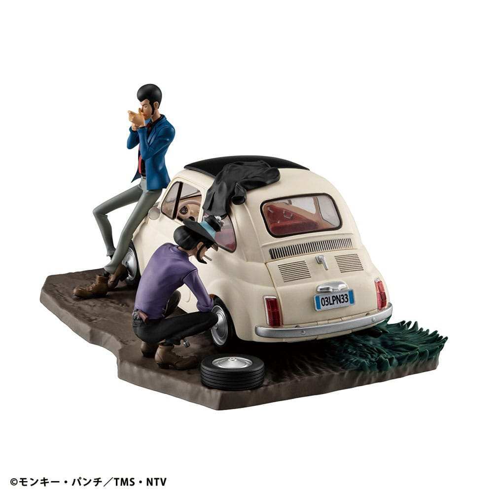Lupin III PVC Statue Lupin the Gallery Punk at Dawn 9 cm - Smalltinytoystore