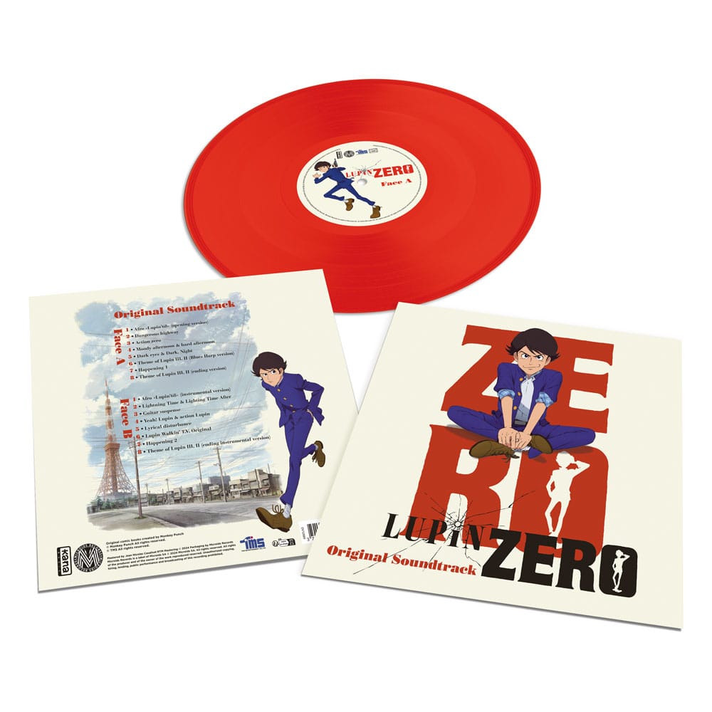 Lupin Zero Best Selection Track Vinyl Rot - Smalltinytoystore