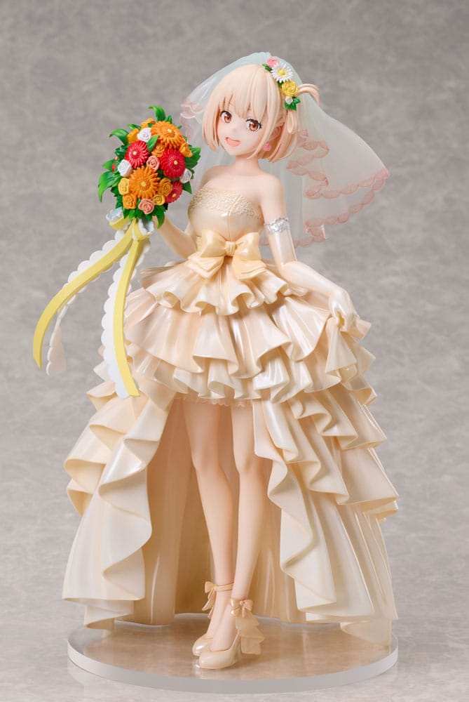 Lycoris Recoil PVC Statue 1/7 Chisato Nishikigi Wedding dress Ver. 26 cm - Smalltinytoystore