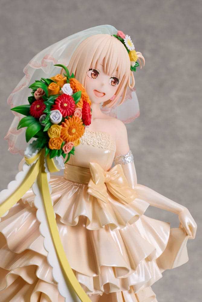 Lycoris Recoil PVC Statue 1/7 Chisato Nishikigi Wedding dress Ver. 26 cm - Smalltinytoystore