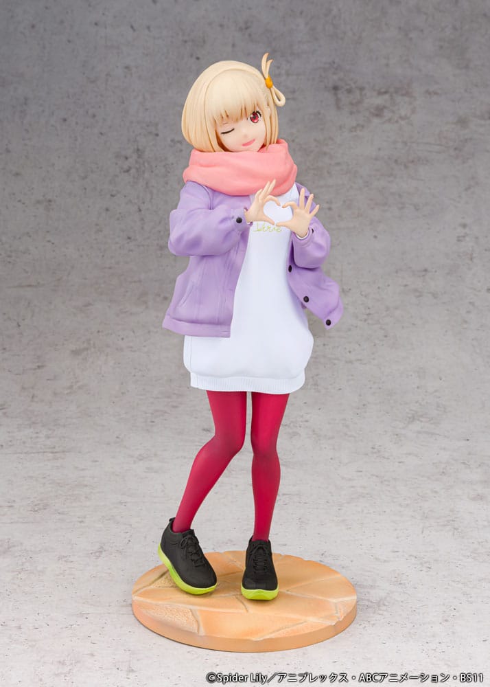 Lycoris Recoil PVC Statue 1/7 Chisato Nishikigi Winter Ver. 23 cm - Smalltinytoystore