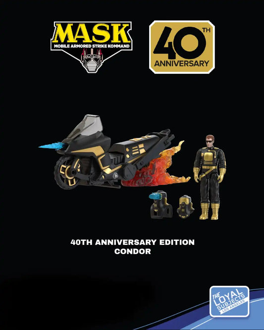 M.A.S.K. 40TH EDITION BLACK & GOLD COLLECTION HIGH CONDOR THE LOYAL SUBJECTS