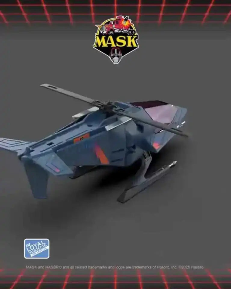 M.A.S.K. Fahrzeug High Tech Helicopter (HTH) The Loyal Subjects - Smalltinytoystore