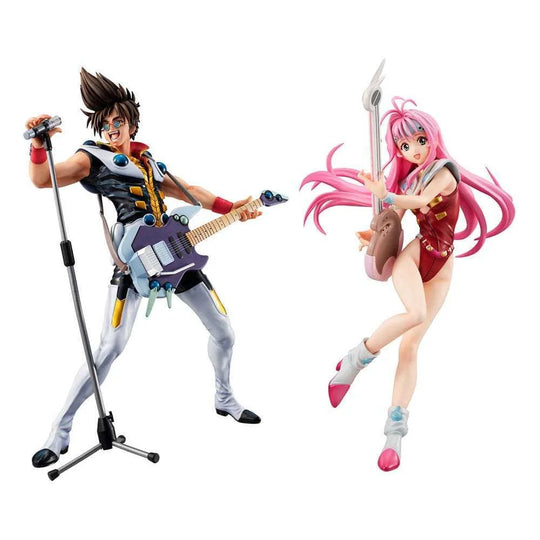 Macross 7 PVC Statue Fire Bomber Live Stage 23 cm - Smalltinytoystore