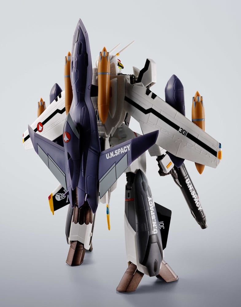 Macross Hi-Metal R Actionfigur VF-0S Phoenix (Roy Focker Use) & QF-2200D-B Ghost Set 14 cm - Smalltinytoystore