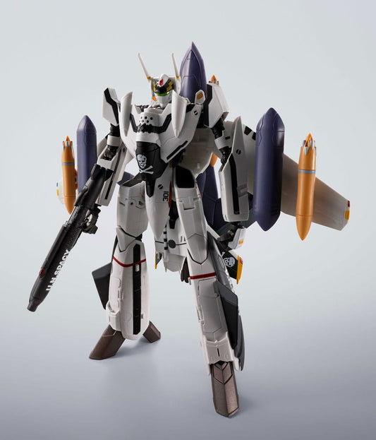 Macross Hi-Metal R Actionfigur VF-0S Phoenix (Roy Focker Use) & QF-2200D-B Ghost Set 14 cm - Smalltinytoystore