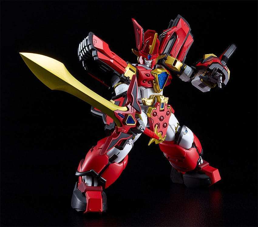 Mado King Granzort Moderoid Plastic Model Kit King's Style Granzort Gold Edition 18 cm - Smalltinytoystore