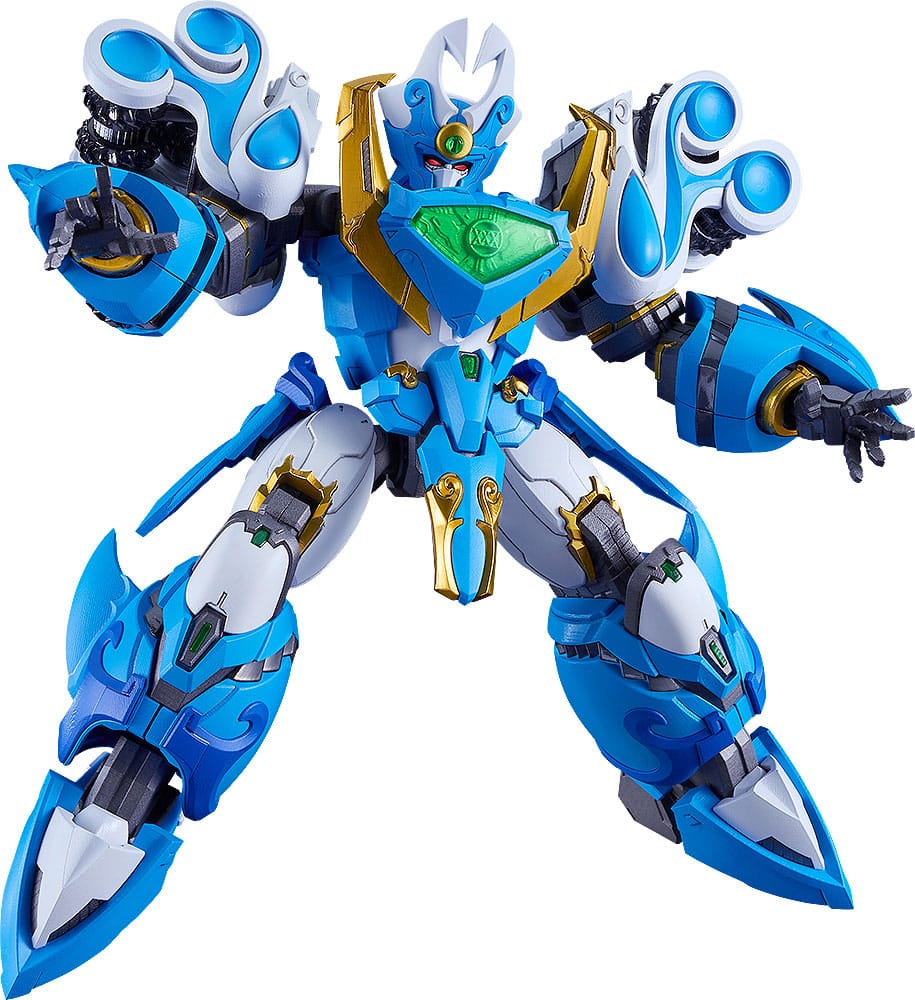 Mado King Granzort Moderoid Plastic Model Kit King´s Style Aquabeat Gold Edition 18 cm - Smalltinytoystore