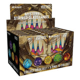 Magic: The Gathering Ansteck-Pins Blind Box Mystery Stained Glass Lands Sortiment (10)