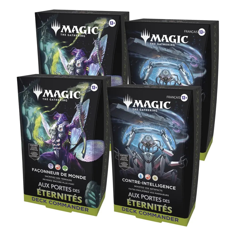 Magic the Gathering Aux portes des Éternités Commander-Decks Display (4) französisch - Smalltinytoystore