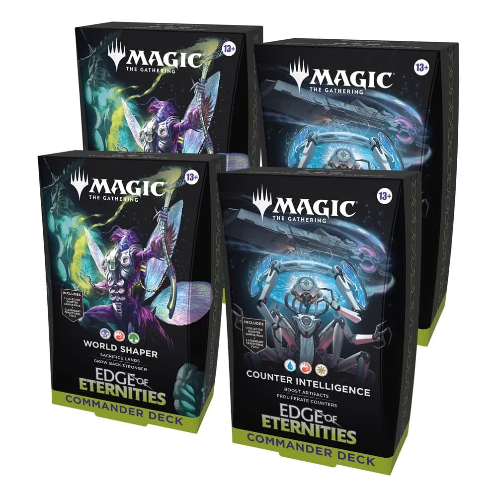 Magic the Gathering Edge of Eternities Commander-Decks Display (4) englisch - Smalltinytoystore