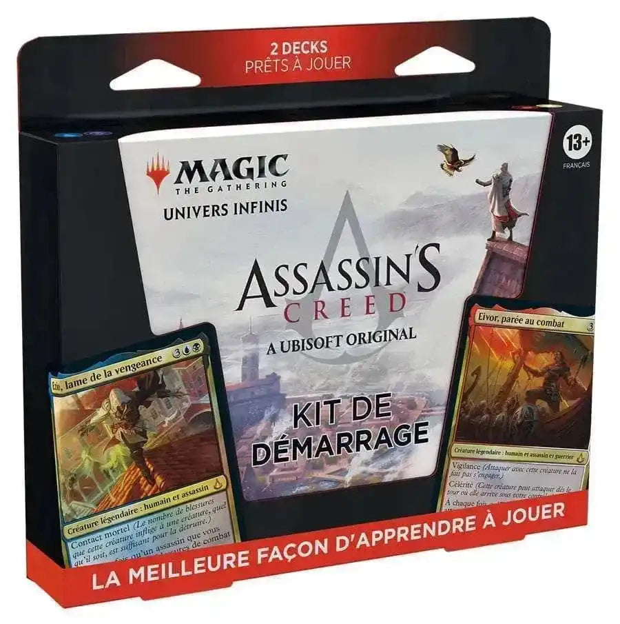 Magic the Gathering Univers infinis : Assassin's Creed Einsteigerpaket 2024 Display (12) französisch - Smalltinytoystore