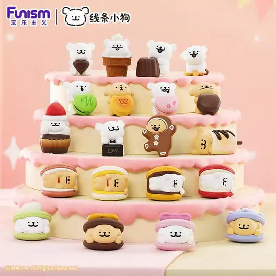 Maltese Sweet Box Series Minifiguren 3er-Pack Puppy Face 10 cm Display (6) - Smalltinytoystore
