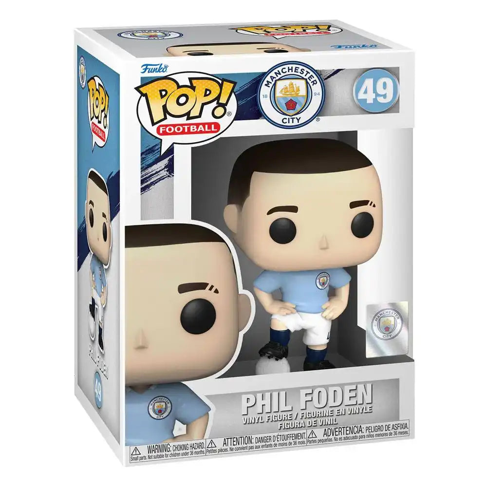 Manchester City F.C. POP! Football Vinyl Figur Phil Foden 9 cm - Smalltinytoystore