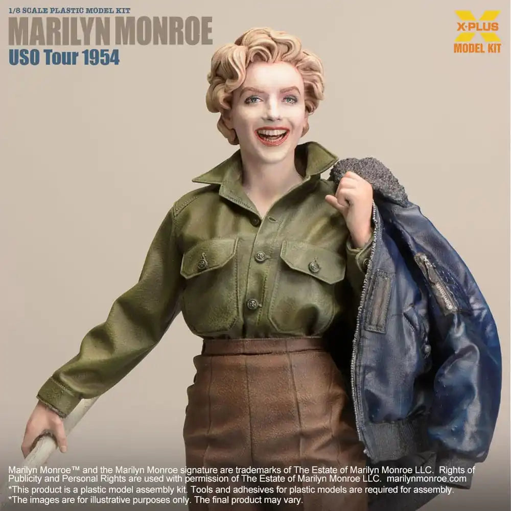 Marilyn Monroe Plastic Model Kit 1/8 USO Tour 1954 25 cm - Smalltinytoystore