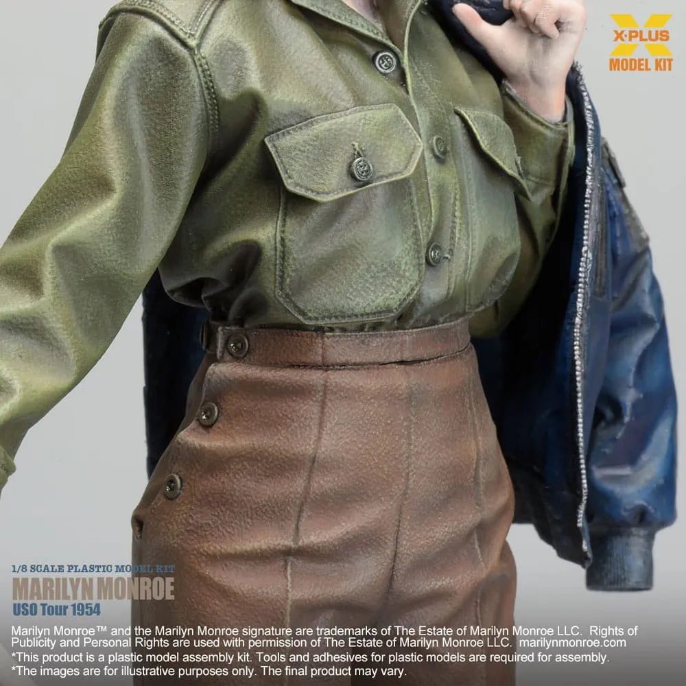 Marilyn Monroe Plastic Model Kit 1/8 USO Tour 1954 25 cm - Smalltinytoystore