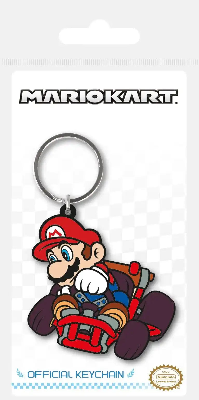 Mario Kart Gummi-Schlüsselanhänger Drift 6 cm - Smalltinytoystore