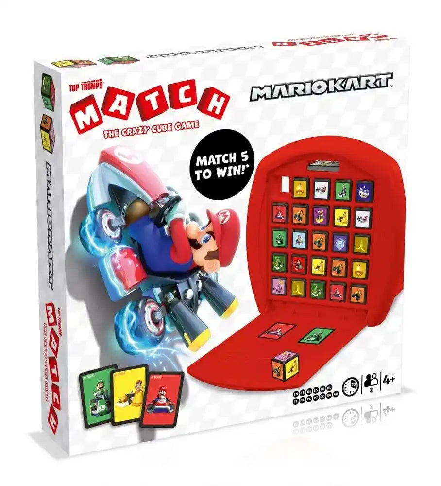 Mario Kart Strategiespiel Top Trumps Match - The Crazy Cube Game - Smalltinytoystore