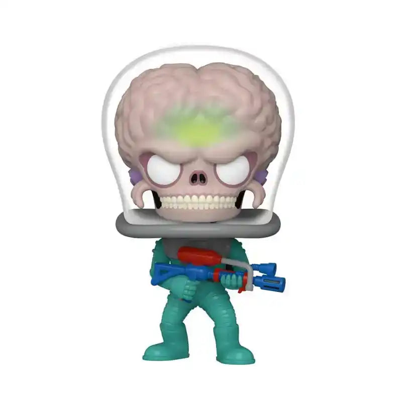 Mars Attacks POP! Movies Vinyl Figur Alien Soldier with Atomic Ray Gun 9 cm - Smalltinytoystore