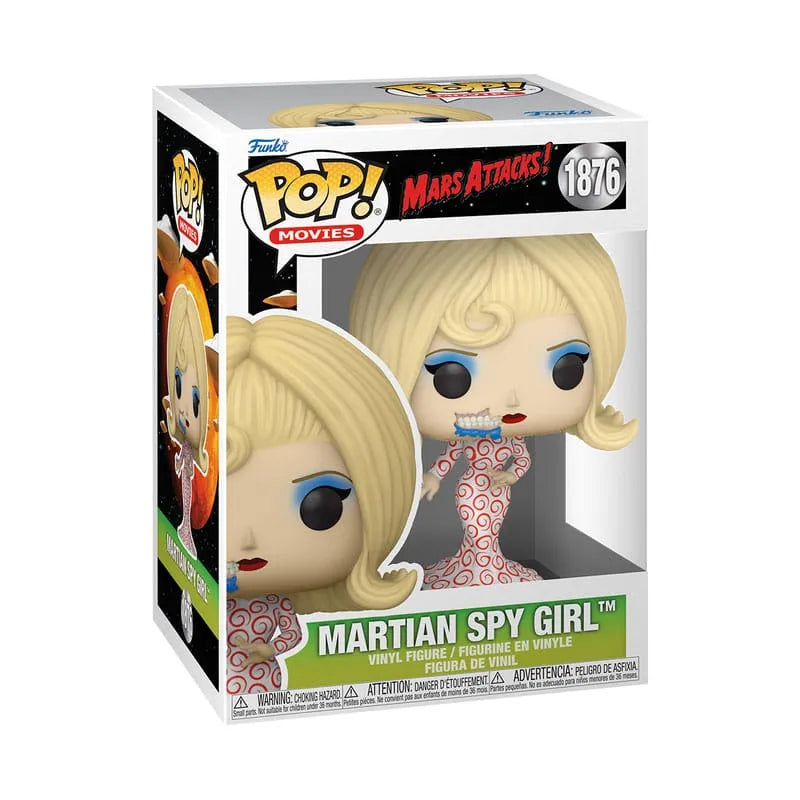 Mars Attacks POP! Movies Vinyl Figur Spy Girl 9 cm - Smalltinytoystore