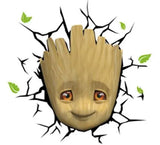 Marvel 3D LED Leuchte Baby Groot Face 3D - Smalltinytoystore
