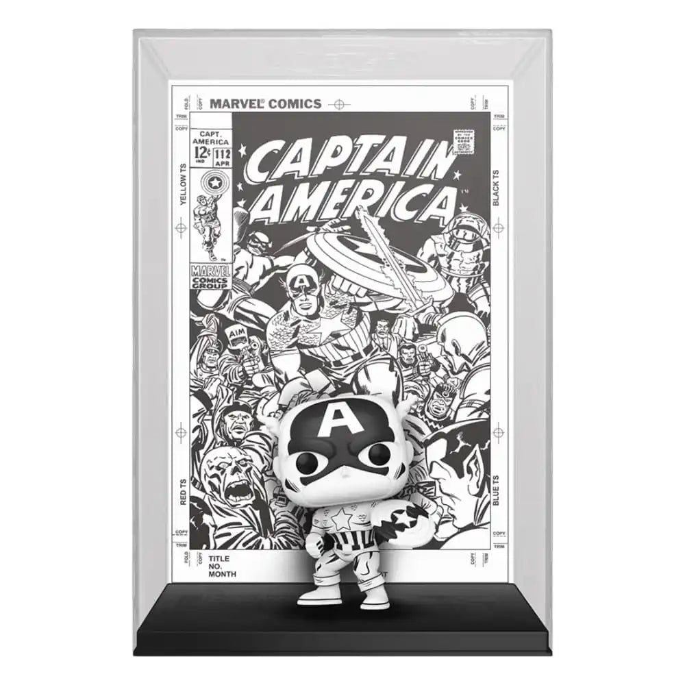 Marvel 85th Anniversary POP! Comic Cover Vinyl Figur Captain America 9 cm - Smalltinytoystore
