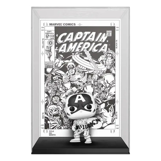 Marvel 85th Anniversary POP! Comic Cover Vinyl Figur Captain America 9 cm - Smalltinytoystore