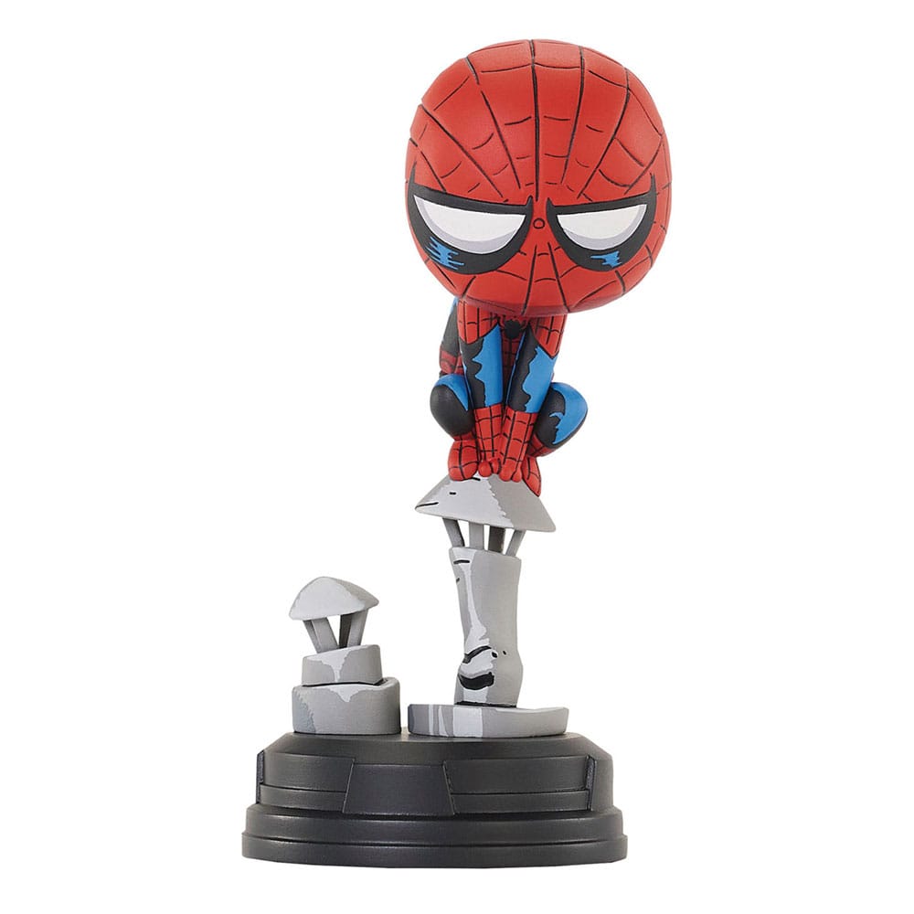 Marvel Animated Statue Spider-Man on Chimney 15 cm - Smalltinytoystore