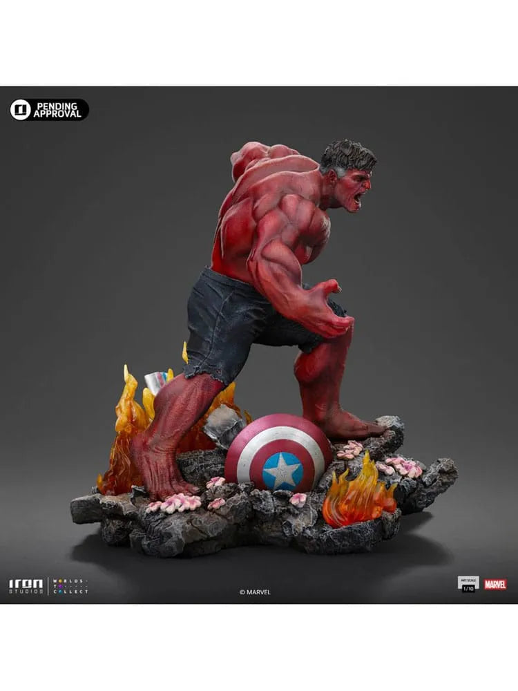 Marvel Art Scale Statue 1/10 Red Hulk 23 cm - Smalltinytoystore
