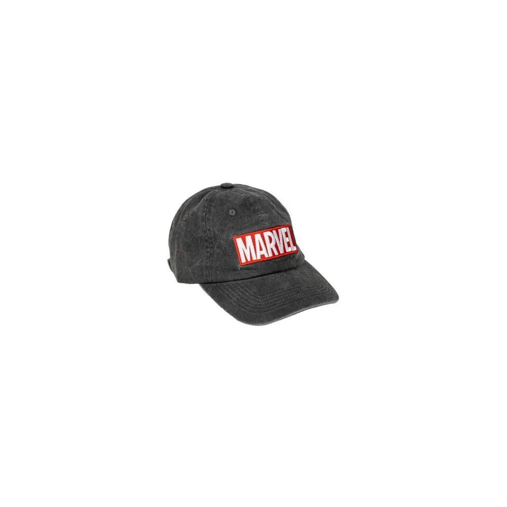 Marvel Baseball Cap Logo Red and White Washed - Smalltinytoystore
