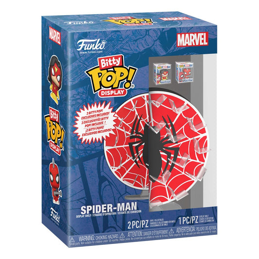 Marvel Bitty POP! Display mit 2 Vinyl Figuren Spider-Man Web - Smalltinytoystore