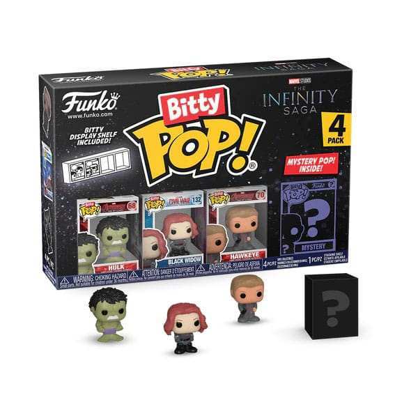 Marvel Bitty POP! Vinyl Figuren 4er-Pack Hulk 2,5 cm - Smalltinytoystore